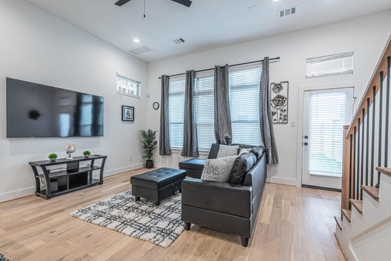 Luxury 3Br, Ks Bed Mins Away 4Rm Dtown, Med Ctr Villa Houston Buitenkant foto